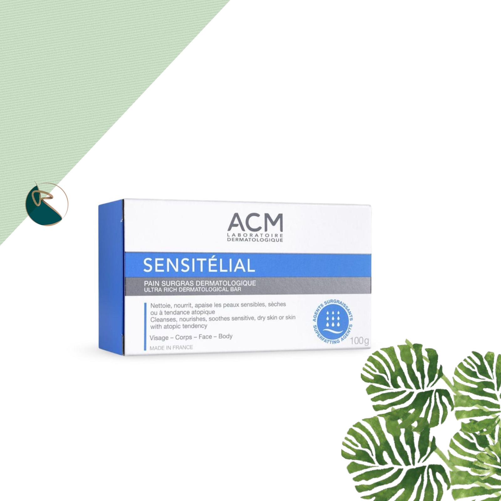 ACM Sensitelial Ultra Rich Dermatological Bar, 100g